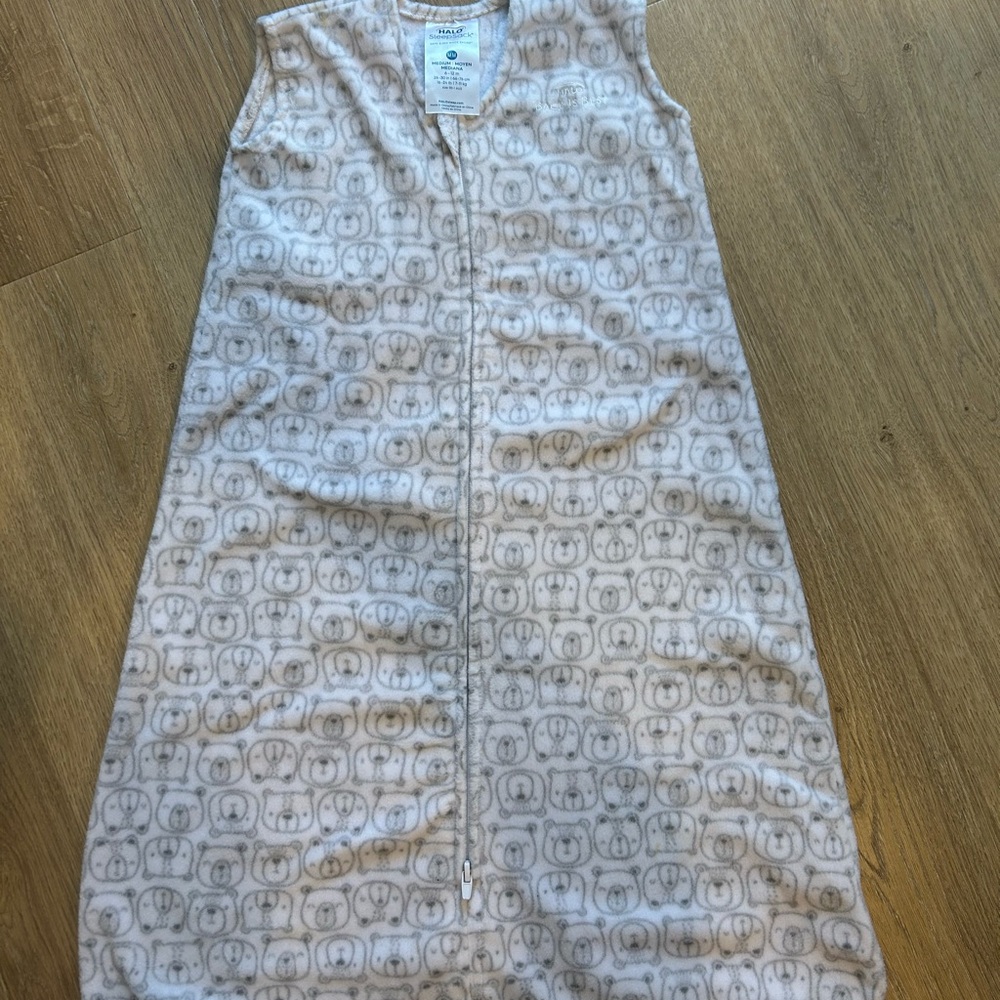 Halo Fleece SleepSack Grey Bear